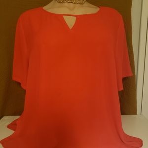 Gorgeous burnt orangecolor light weight top